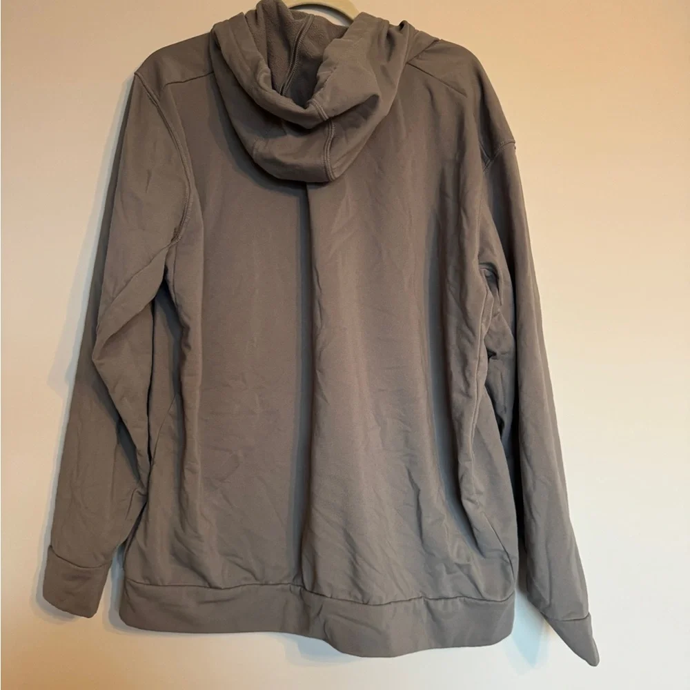 adidas Gray Hoodie with Gold Graphic